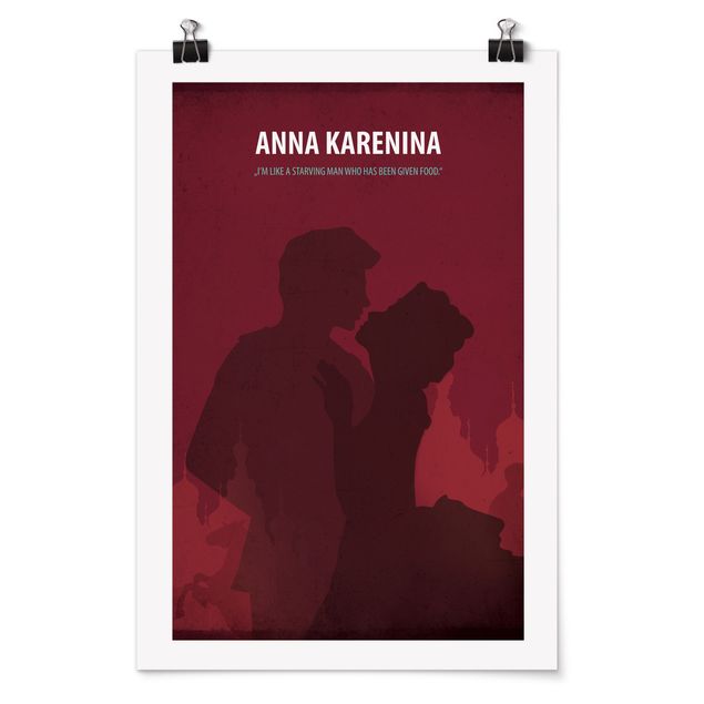 Tableaux portraits Affiche de film Anna Karénine