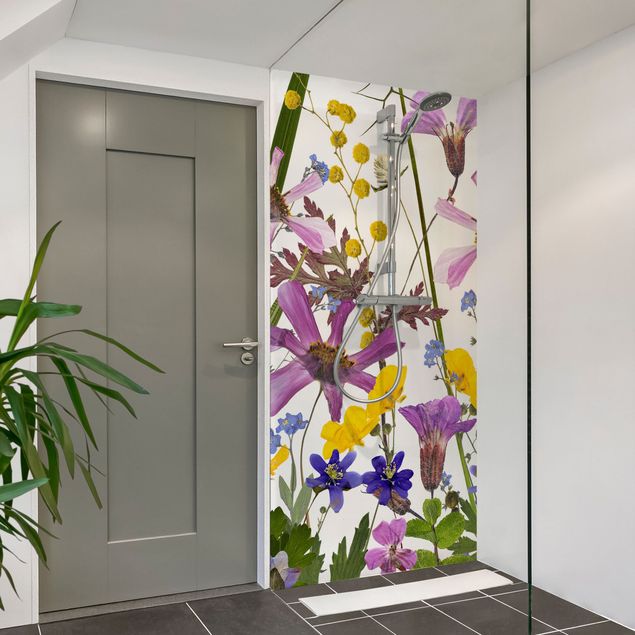 Revêtement mural de douche - Fragrant Flower Meadow