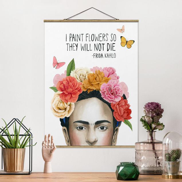 Déco murale cuisine Pensées de Frida - Fleurs