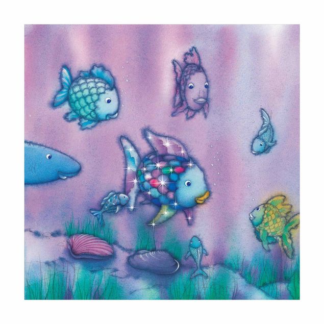 tapis motif arc en ciel Le poisson arc-en-ciel - Le paradis sous l'eau