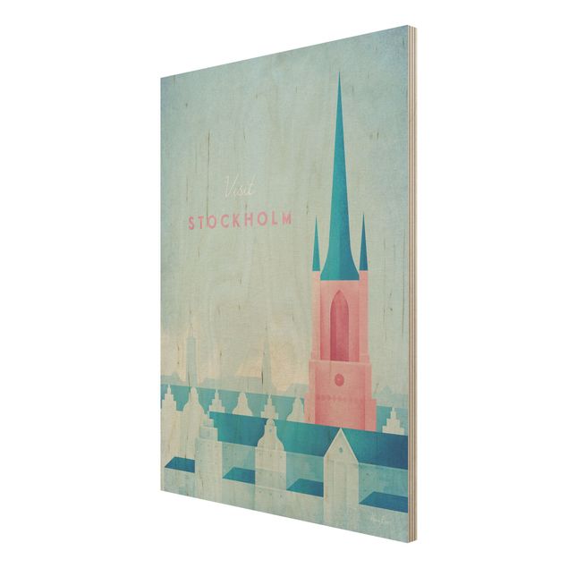 Tableaux de Henry Rivers Poster de voyage - Stockholm