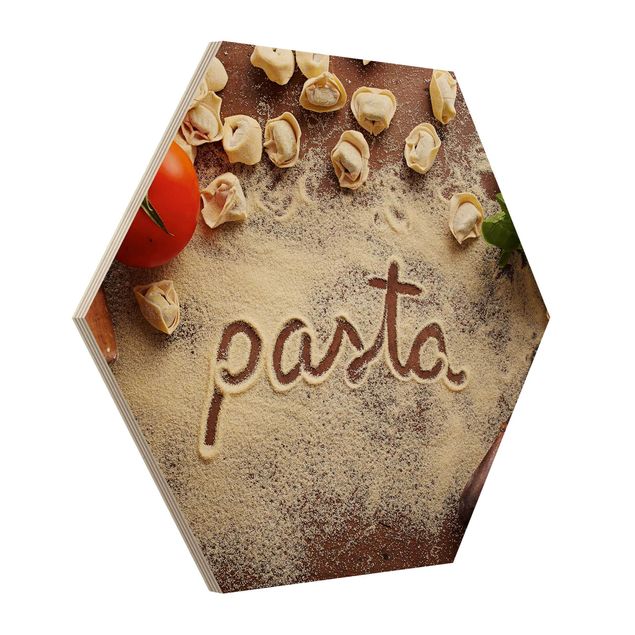 Impression sur bois Pasta Italiana