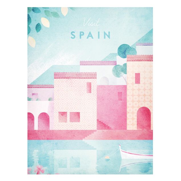 Tableau style vintage Poster de voyage - Espagne