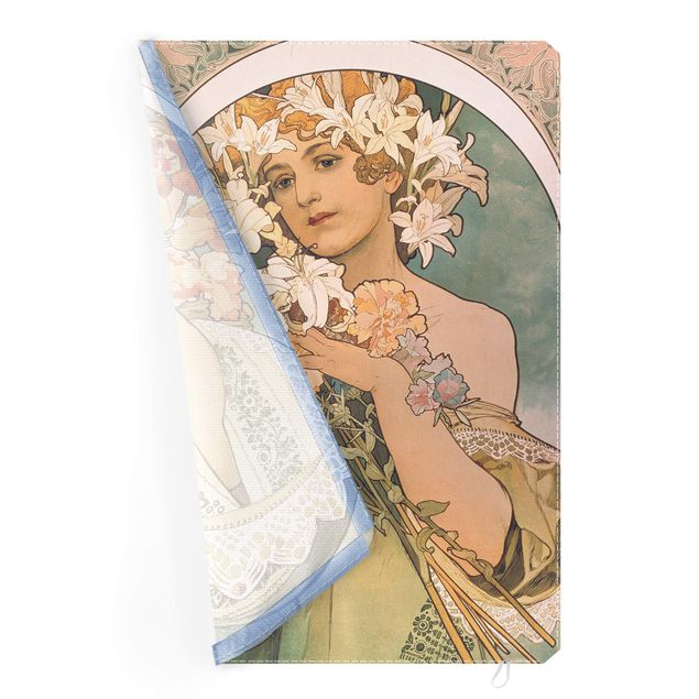 Tableau style vintage Alfons Mucha - Fleur