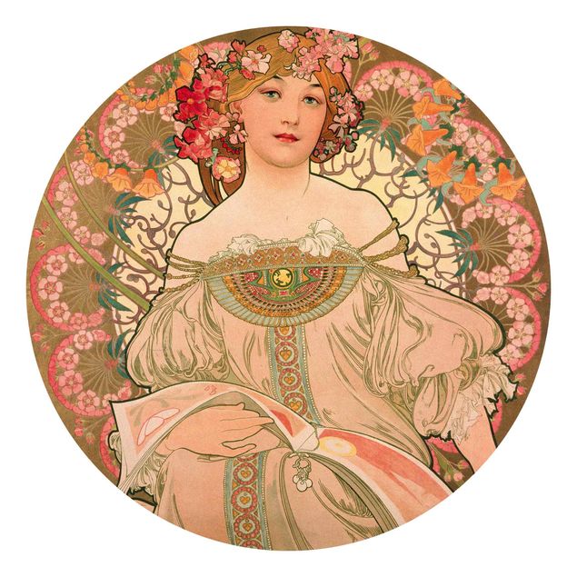 Tapisserie moderne Alfons Mucha - Affiche pour F. Champenois