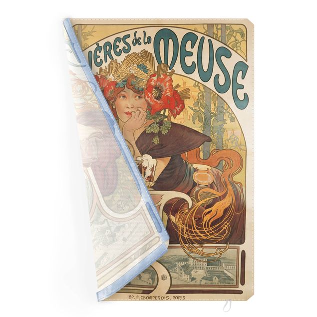 Décoration artistique Alfons Mucha - Affiche pour La Meuse Bière