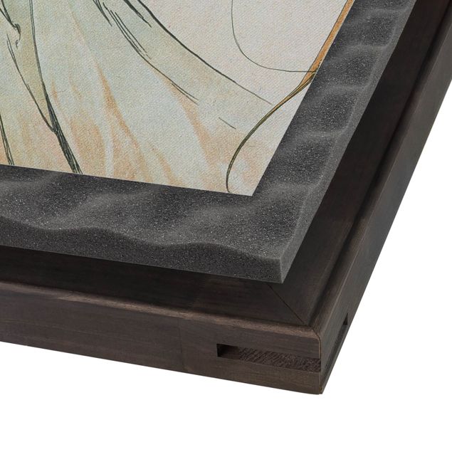 Tableau décoration Alfons Mucha - Les quatre arts - La poésie