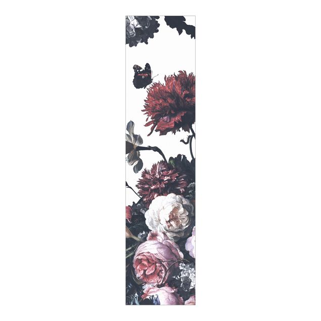 Panneaux coulissants avec fleurs Vieux Maîtres Fleurs Avec Roses