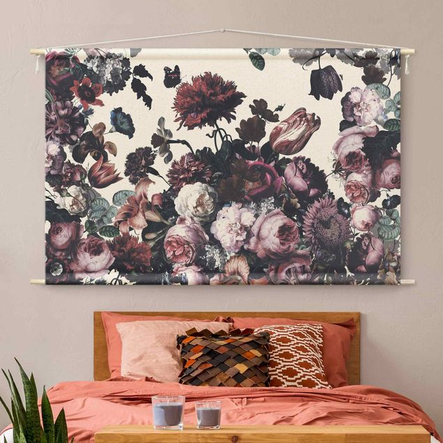 tenture murale contemporaine Old Masters Flower Rush With Roses Bouquet