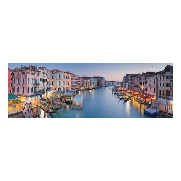 Tableau Italie Soirée sur le Grand Canal à Venise