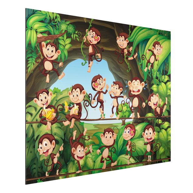 Déco chambre enfant Jungle Monkeys