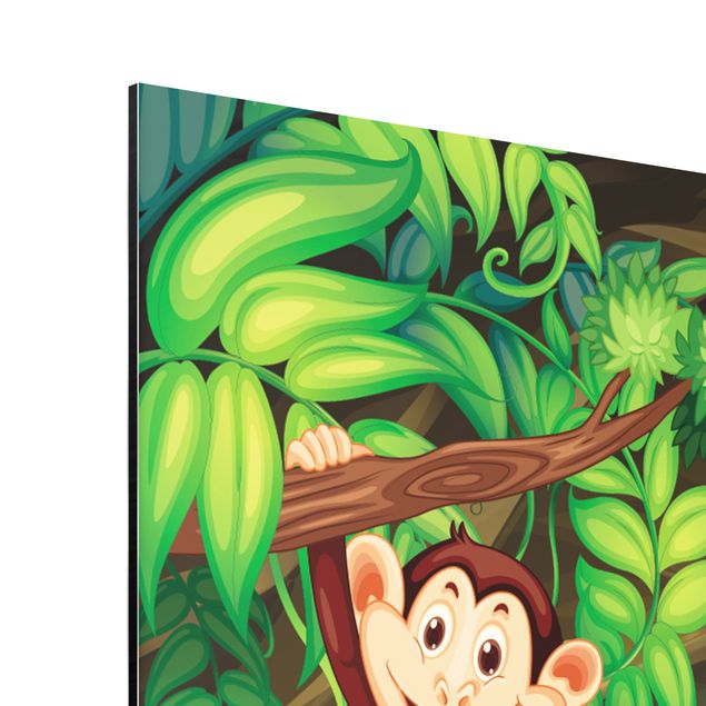 Tableaux muraux Jungle Monkeys