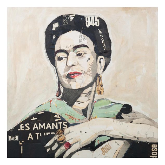 Tableaux moderne Frida Kahlo - Collage No.4