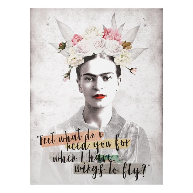 Tableau moderne Frida Kahlo - Citation