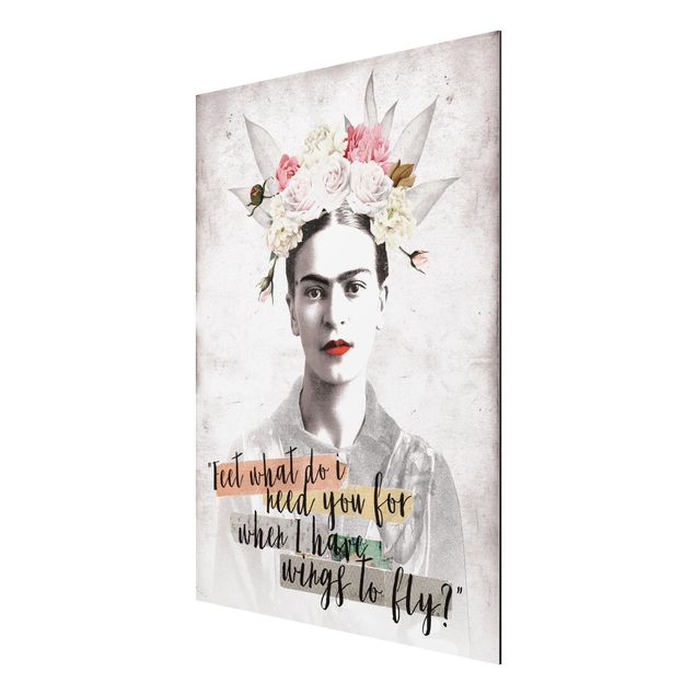 Tableau portrait Frida Kahlo - Citation