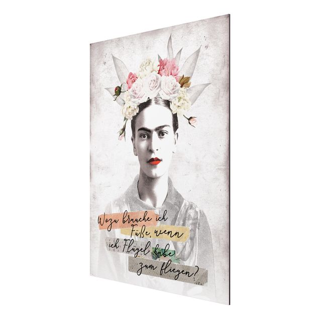 Tableau portraits Frida Kahlo - Une citation