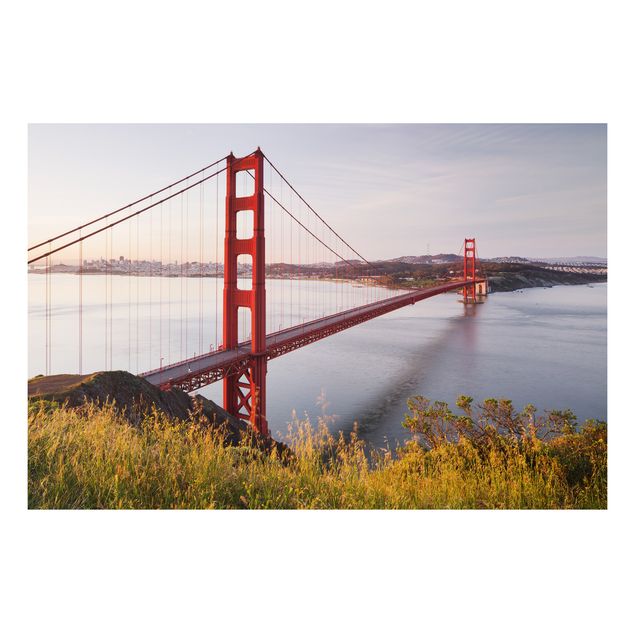 Tableau ville du monde Golden Gate Bridge à San Francisco