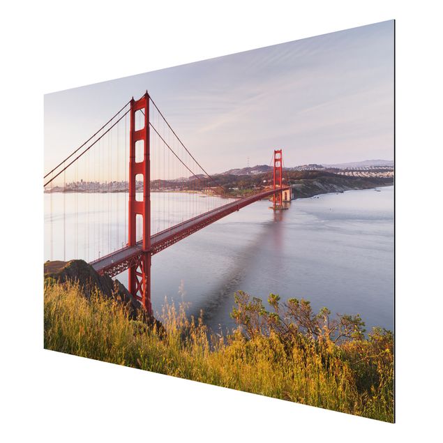 Tableau ton bleu Golden Gate Bridge à San Francisco