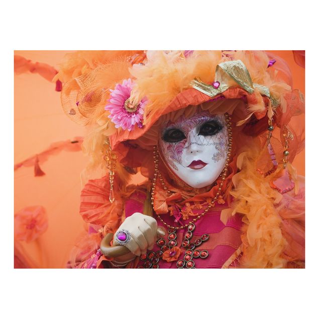 Tableau moderne Carnaval en orange
