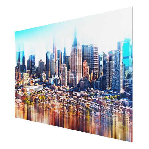 Tableaux moderne Manhattan Skyline Urban Stretch