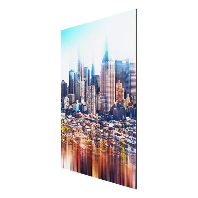 Tableaux moderne Manhattan Skyline Urban Stretch