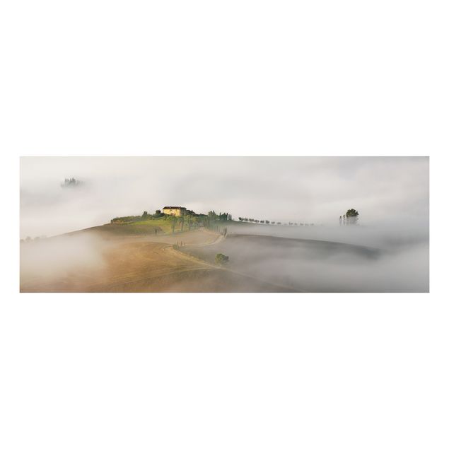Tableaux paysage Brouillard matinal en Toscane