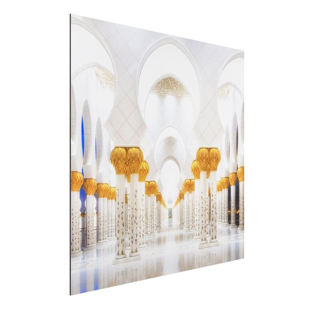 Déco murale cuisine Mosquée en or