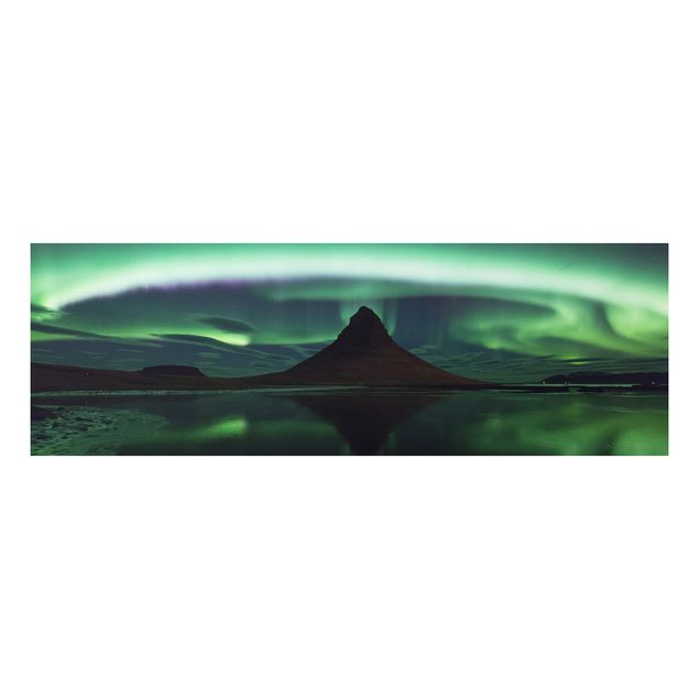 Tableaux paysage Aurores boréales en Islande