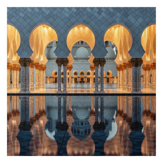Tableaux moderne Reflets dans la mosquée