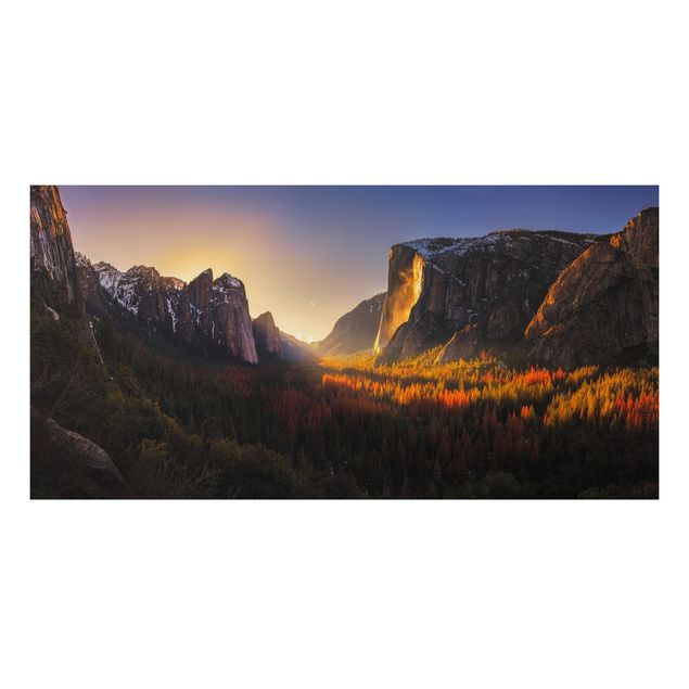 Tableau paysage Coucher de soleil à Yosemite