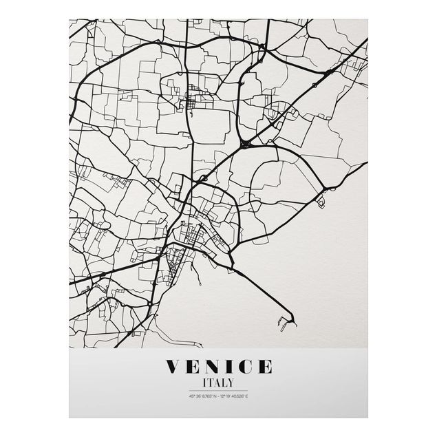 Tableaux moderne Plan de ville de Venise - Classique