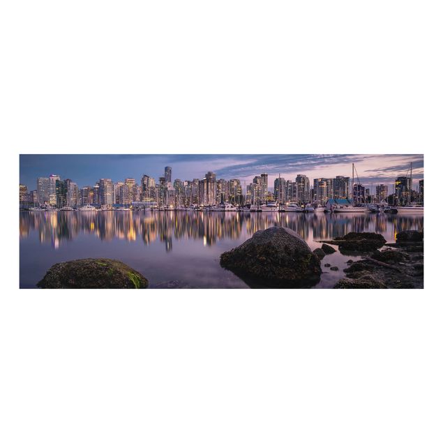 Tableaux moderne Vancouver au coucher du soleil