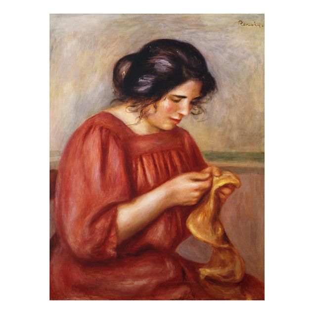 Tableaux Impressionnisme Auguste Renoir - Gabrielle en train de repriser