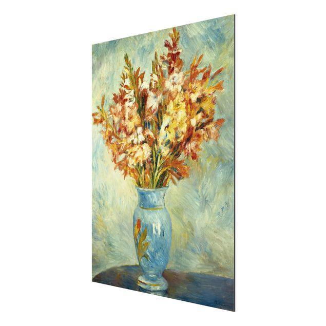 Tableaux Artistiques Auguste Renoir - Gaïeuls dans un vase bleu