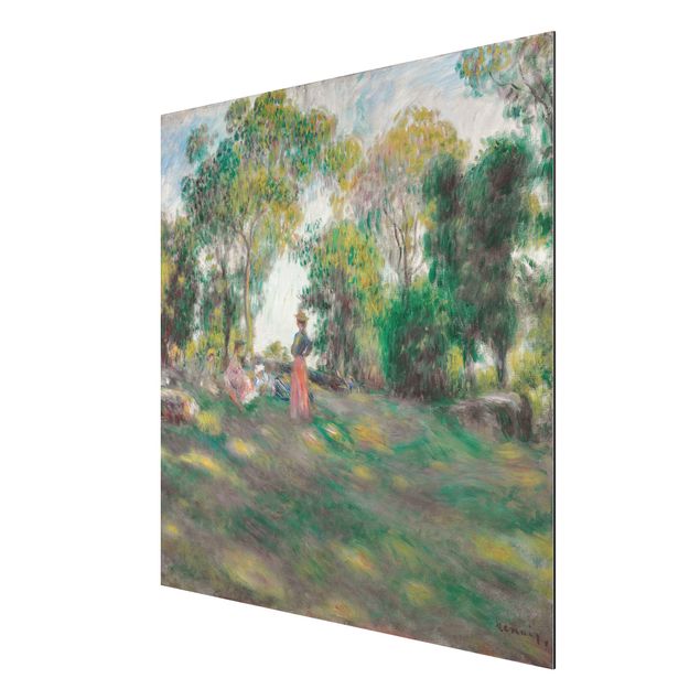 Toile impressionniste Auguste Renoir - Paysage avec figures