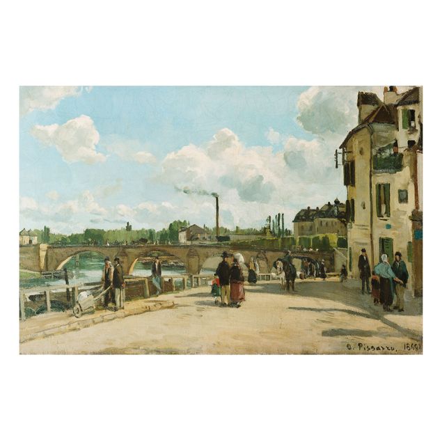Tableau impressionniste Camille Pissarro - Vue de Pontoise