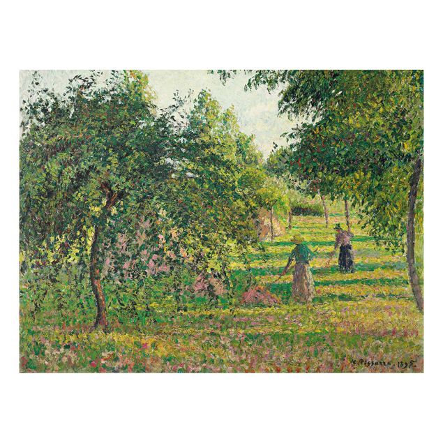 Tableaux Impressionnisme Camille Pissarro - Pommiers et faneurs, Eragny