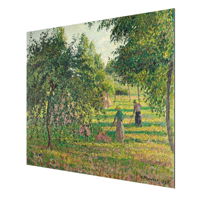 Tableau Pointillisme Camille Pissarro - Pommiers et faneurs, Eragny