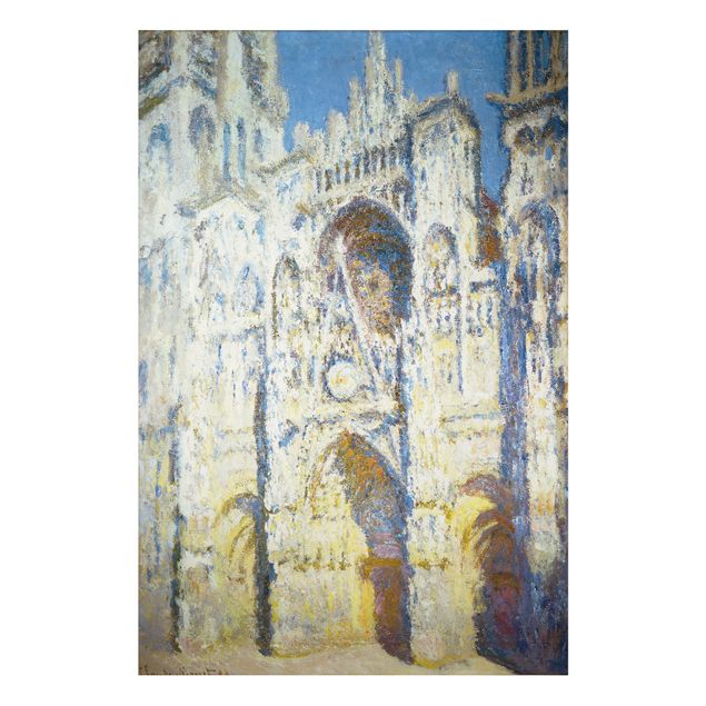 Tableau impressionniste Claude Monet - Portail de la cathédrale de Rouen