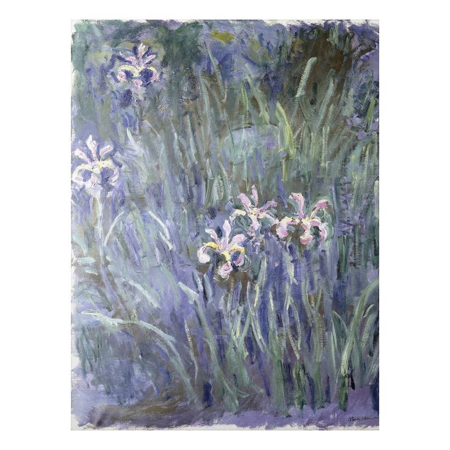 Toile impressionniste Claude Monet - Iris