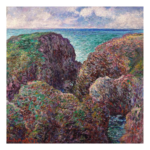 Tableau paysage Claude Monet - Groupe de rochers à Port-Goulphar