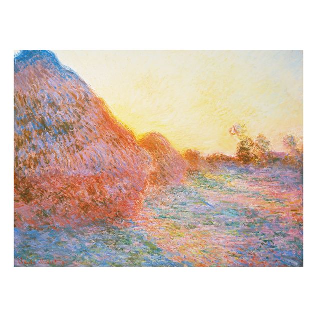 Tableaux paysage Claude Monet - Botte de foin au soleil