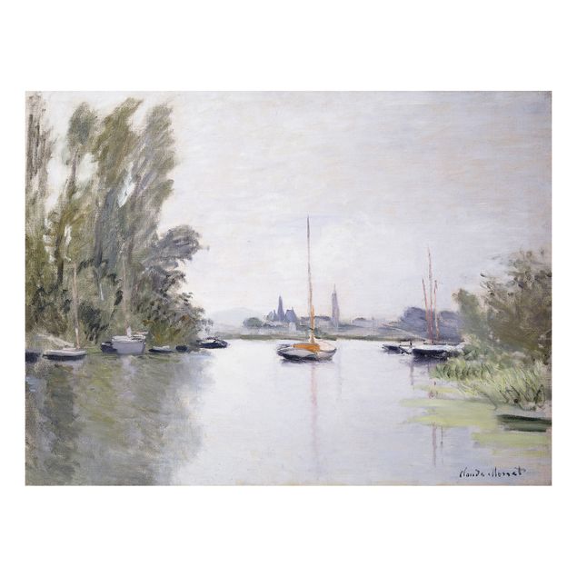 Tableau paysage Claude Monet - Argenteuil vue du petit bras de la Seine