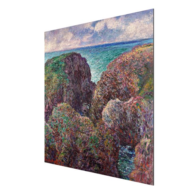 Tableau impressionniste Claude Monet - Groupe de rochers à Port-Goulphar
