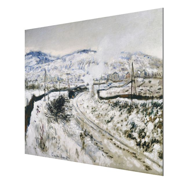 Tableaux Impressionnisme Claude Monet - Train dans la neige à Argenteuil