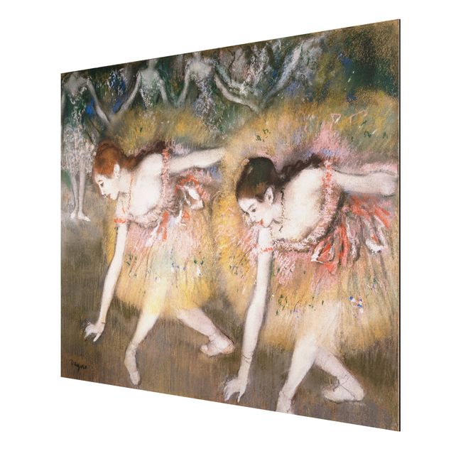 Tableaux Artistiques Edgar Degas - Danseurs penchés vers le bas