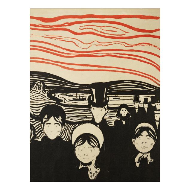Tableau artistique Edvard Munch - Anxiété