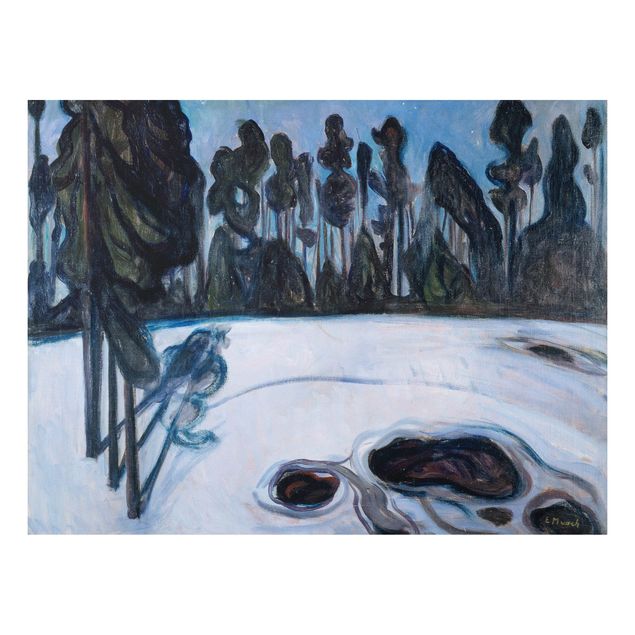 Tableau paysage Edvard Munch - Nuit étoilée