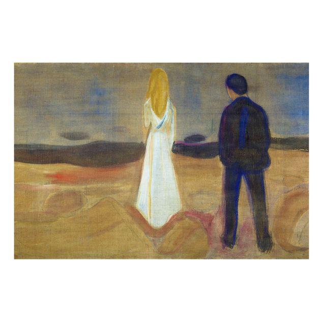 Décoration artistique Edvard Munch - Deux humains. Les solitaires (Reinhardt-Fries)