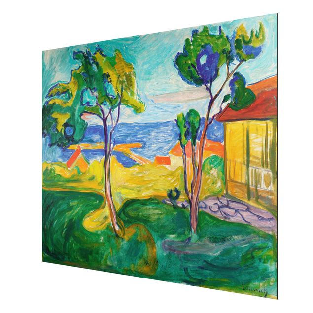 Tableau mer Edvard Munch - Le jardin à Åsgårdstrand